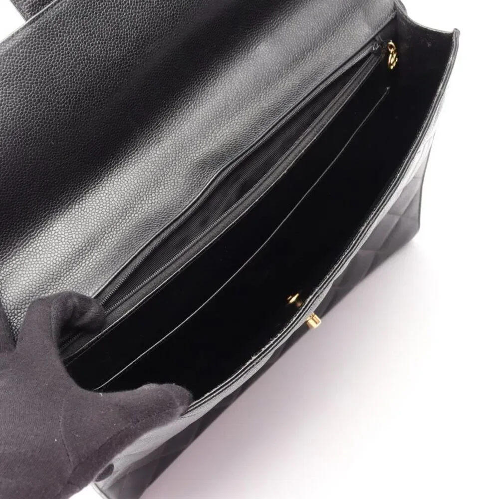 CHANEL Matelasse Grained Calf Briefcase